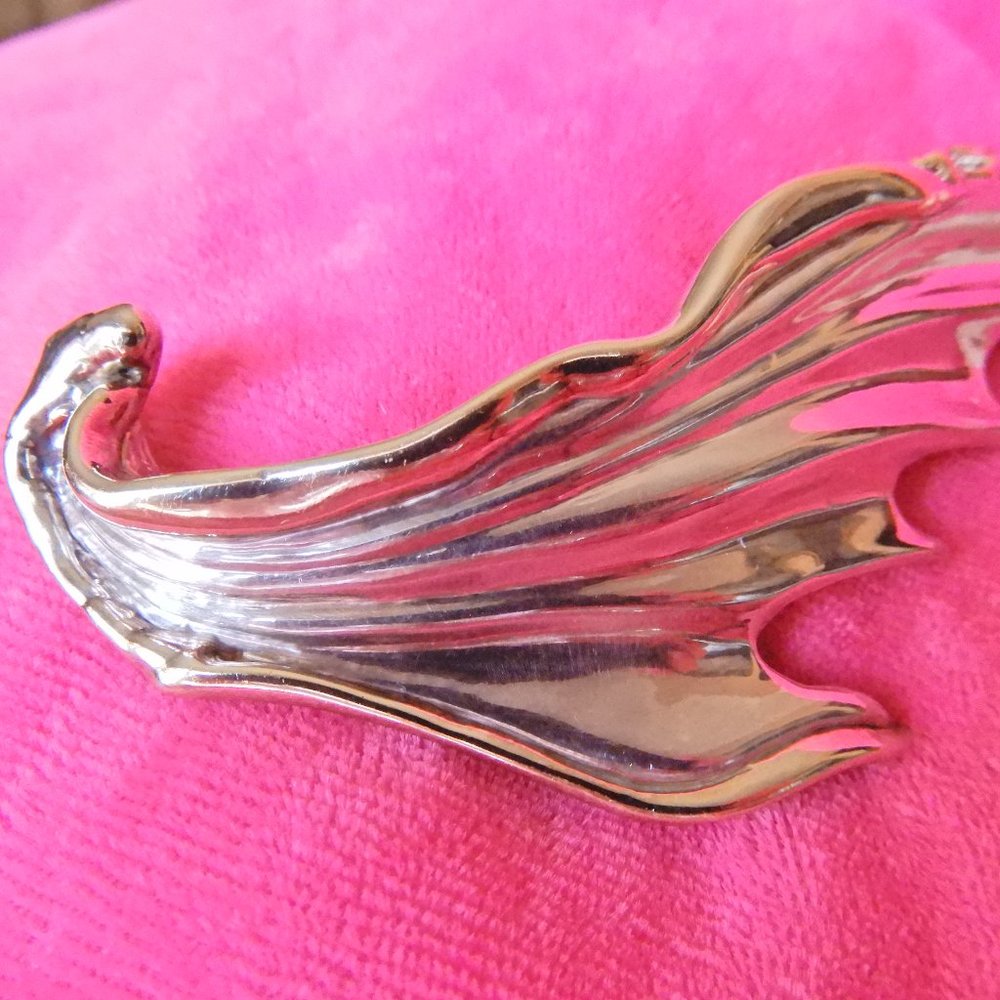 JEM ELECTROFORM 925 STERLING WING BROOCH PENDANT - Picture 4 of 14